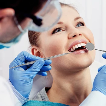 Dentálna Hygiena Tool Kit Zubár zubného kameňa Škrabka Scaler Zubné Zariadenie Kalkul Plaque Remover Zuby Čistenie Ústnej Starostlivosti Nástroj 4,5 ks