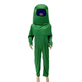 Deti Hra Charakter Spaceman Jumpsuit Chlapci Dievčatá Halloween Cosplay Kostýmy Dieťa Strany Úlohu Hrať Zdobiť Oblečenie Vyhovovali Pokrývky Hlavy