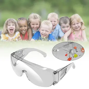 Deti Jasné Vetraných ochranné Okuliare Ochrana Očí: Ochranné Lab Proti prachu Anti Fog Okuliare Chirdren