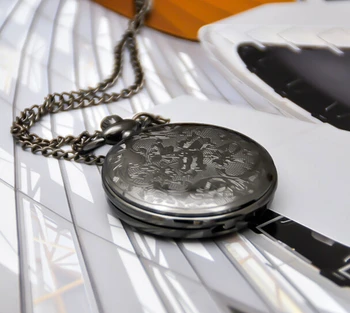 Dial:45mm, Roman displej darček starožitné zlaté vreckové hodinky povrchu Náhrdelník steampunk doprava Zadarmo