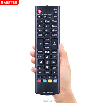 Diaľkové ovládanie použiť pre LG led lcd smart TV AKB74475481 pre 32LF592U/43LF590V/43UF6407/43UF640V/49UF6407