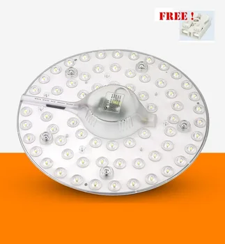 Diaľkové ovládanie Vymeniteľné LED Zdroj Svetla Pre Stropné Tri farebné 32W/40W/24W 185V-240V S Magnetom Led Svetlá Výmena