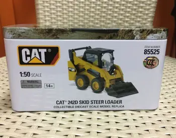 Diecast Toy Model DM 1:50 Caterpillar Cat 242D Kompaktný Šmyk Ulici Loader Inžinierstvo Strojov 85525 Na Zber,Muž Darček