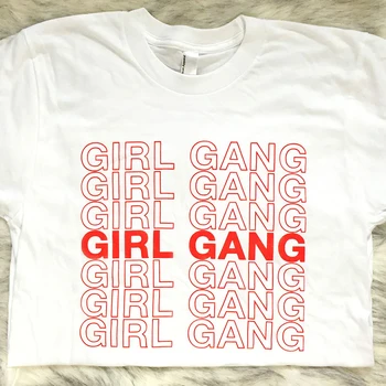 Dievča Gang Ženy Tričko Dievča Moc Estetické Feminism Feministické Tumblr Tričko Lumbálna Grunge Instagram Pinterest Bežné Topy Čaj