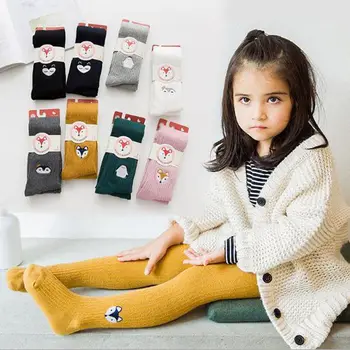 Dievča Ponožky 2020 Jeseň Jar Všetkých Zápas Stelesňujú 1-12 Ročné Dieťa Pantyhose Bavlna Deti, Baby, Dievčatá Dlhé Ponožky