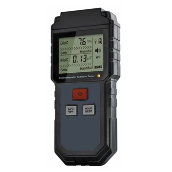 Digitálny Elektromagnetického Žiarenia Detektor Snímač LCD Indikátor Údajov Zámok EMF Meter Elektrické, Magnetické Pole, Frekvenciu Tester