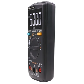 Digitálny Multimeter 6000 počíta Auto Back light AC/DC Voltmeter tranzistor tester Frekvencia Dióda Teplota RM102PRO