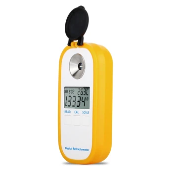 Digitálny Pivo Wort Brix Refraktometer 0-50% špecifickou 1.000-1.130 Elektronické Hustomer LCD Varenia SG vínneho Meter