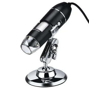 Digitálny USB Mikroskop 8 LED Nastaviteľné Endoskopu Kamera Elektronické Stereo zväčšovacie sklo 500/1000/1600X