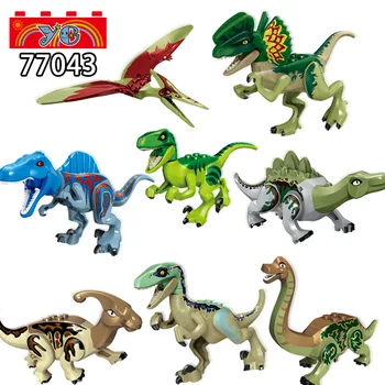 Dinosaurov ZM319 Nastaviť Tvorca Transparentné Svete Tyrannosaurs Rex Bábiky Tehly Zber Stavebné Bloky pre Deti Darček Hračky