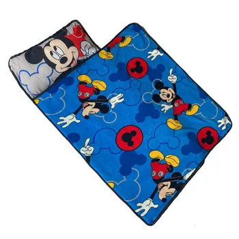 Disney Mickey Minnie Polyester Bavlna Kryt Deka Mš Taška All-in-one Siesta Pad Prenosné Anti-kop Spací Vak