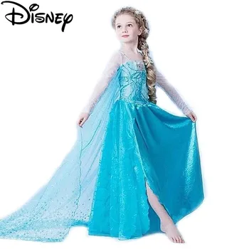 Disney Mrazené šaty moana Anna Elsa Deti Sofia Princess Party Cosplay Kostým Snehová Kráľovná, Fantasy, Baby, Dievčatá Vestido infantils