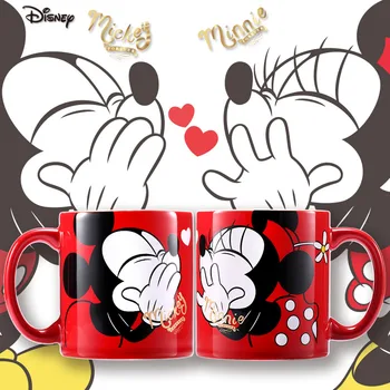 Disney Módne Hrnček Mickey Minnie Keramická Šálka Darček Pár Hrnček 2021 Nové