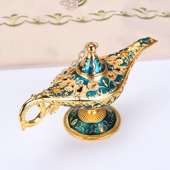Displej Aladdin Lampa Ornament Dekorácie Európsky Štýl Nádherné Rekvizity