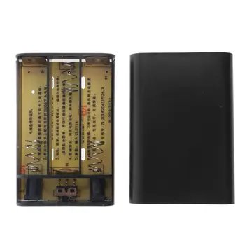 DIY 3x 18650 Batérie Prípade Box 12V Napájanie Nabíjačky pre LED Svetlo, WiFi Router G92E