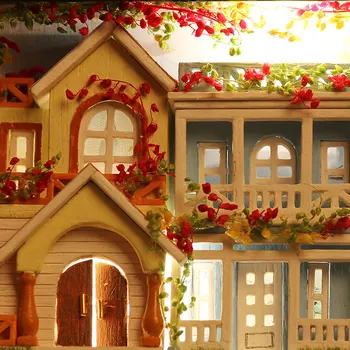 DIY chata box divadlo Nový Zéland ranč ručne zmontované domu model sen mesto jungle čas doll house