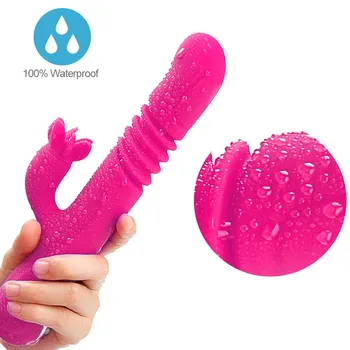 Dlhý sieťový Úsek Králik Vibrátory sexuálne hračky pre ženy Klitorisu Double Penetrácia G-Spot Vibračné Dildo pre Pošvy Masturbácia