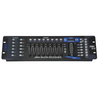 DMX 512 svetlá kontroly tabuľka 192 programovateľné kanály pre osvetlenie a DJ