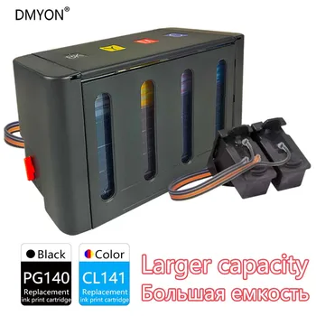DMYON Kompatibilný pre Canon PG140 CL141 Kontinuálne Ink Systém Dodávok Pixma MG2580 MG2400 MG2500 IP2880 MG3610 Tlačiareň