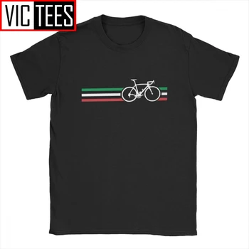 Dogma Tričko pre Mužov Cyklistické Pruhy talianskej Národnej Road Race Bavlna Tričko Veľkoobchod Nadrozmerné