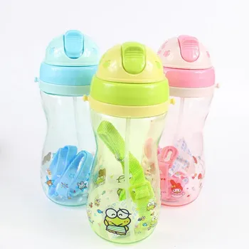 Dojčenské Fľaše, Eco-friendly PP Dieťa Bickiepegs dieťa poháre dieťa cartoon fľaša na vodu deti Slamy Fľaša Dieťa kanvica športové fľaše