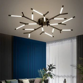 Domov LED Stropné Svietidlá pre Obývacia izba, Spálňa lesk de plafond moderne svietidlo plafonnier Nordic avize Loft stropné lampy