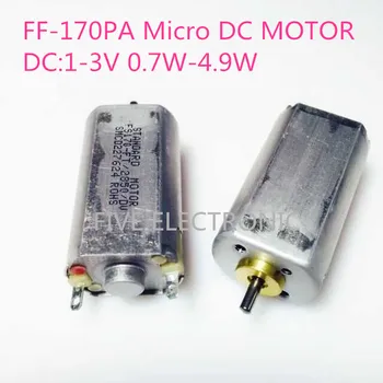 Doprava Zadarmo! Micro DC Motor FR-170PA , 1V~3V +/-7800-9900RPM, použitie pre elektrický holiaci strojček modelu lietadla DIY elektrické hračky