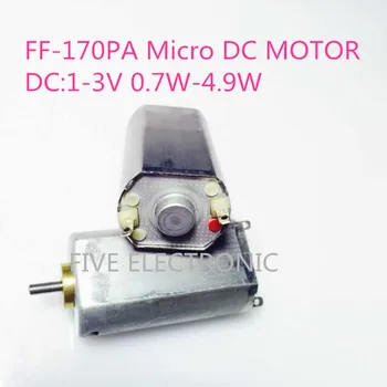 Doprava Zadarmo! Micro DC Motor FR-170PA , 1V~3V +/-7800-9900RPM, použitie pre elektrický holiaci strojček modelu lietadla DIY elektrické hračky
