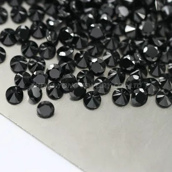 Doprava zadarmo Nano Kameň 1000pcs/veľa 1.0~3.0 mm Kolo Skvelý Strih Syntetické Nano Čierny Kameň Pre Vosk Nastavenie Šperky