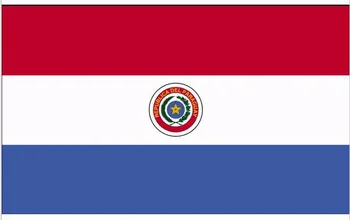 Doprava zadarmo xvggdg 90x150cm Paraguaj vlajka 3x5 Nohy Super Poly futbal VLAJKA Krytý Vonkajší Polyester Vlajka
