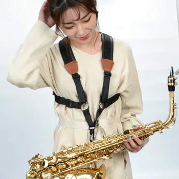 Dospelý Dieťa Mäkké Sax na Zápästie Háčika Saxofón Ramenný Popruh Saxofón Popruh Popruhy pre Alto Tenor Soprán Saxofón