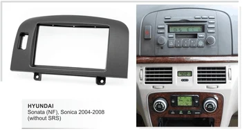 Double Din Facia pre Hyundai Sonata (NF),Sonica 2004-2008 Rádio DVD, Stereo CD Panel palubnej doske Auta Výbava Fascia Tvár Doska Rám