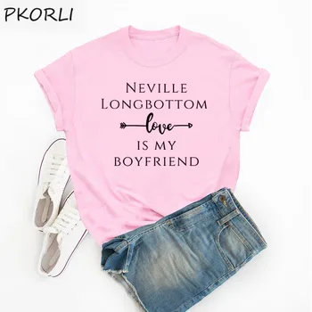 Draco Malfoy T Shirt Žena Harajuku Bavlna Zábavné List Vytlačený Neville Longbottom T-tričko Unisex Tričko Tee Tričko Femme