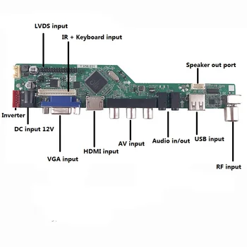 Držiak pre LTN141P2-L01 HDMI Radič zabudovaný LED Panel 1400x1050 LCD Vzdialenej Obrazovke, 30pin 1 lampy, TV VGA Signál USB, AV Monitor