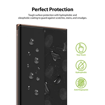 Dual Ľahké Krídla Ringke Screen Protector pre Galaxy Note 20 Ultra Vysoké Rozlíšenie, Ľahké Aplikácia Film [2 Pack]