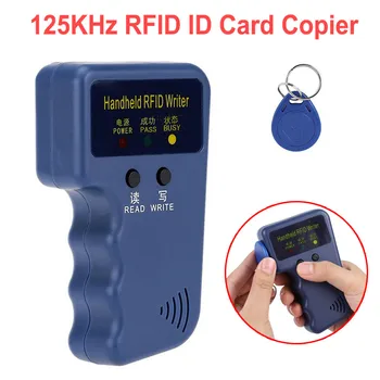 Dvere Ručné RFID 125KHz Rozmnožovacie Kopírka Spisovateľ Programátor Čítačky ID Kariet Spisovateľ Kopírka Rozmnožovacie + 10Pcs Zapisovať Značky Karty
