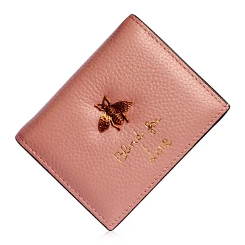 Dámske peňaženky a kabelky Originálne Kožené Módne Zvieracie vzory mini peňaženka Bee Peniaze taška List Krátke luxusný dizajn malé Kabelky