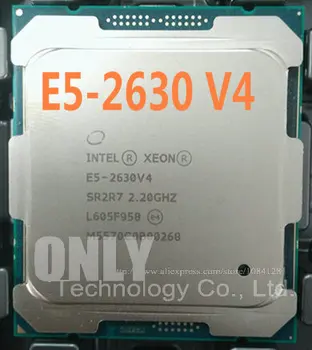 E5-2630V4 Originál Intel Xeon E5 2630V4 2.20 GHZ 10-Core 25MB SmartCache E5 2630 V4 FCLGA2011-3 85W E5-2630 V4 doprava zadarmo