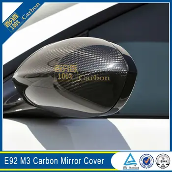 E92 M3 Štýl uhlíkových vlákien Zrkadlo Pokrytie Pre BMW E92 m3 Štýl bočné kryty zrkadiel náhradné