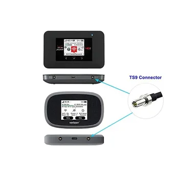 Eightwood 4G LTE 7dBi Magnetické Základne TS9 Muž Anténa pre MiFi Mobile Hotspot Router, Modem USB Dongle Nighthawk M1 MR1100 770S