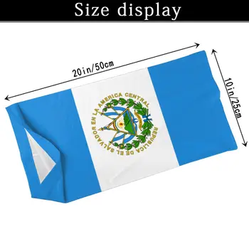 El Salvador Vlajka Tvári Šatku S 2 Ks Filtrom Multi-purpose Šatku hlavový most na koni maska