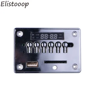 Elistooop USB, FM, Aux Rádio MP3 Prehrávač Integrovaný Auto USB, Bluetooth Hands-free MP3 Dekodér Rada Modul Diaľkového Ovládania Pre Auto