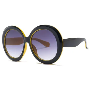 Emosnia Unisex Nadrozmerné Okrúhle slnečné Okuliare Modis Oculos De Sol feminino 2019 Luxusné Ženy Značky Dizajnér Slnečné Okuliare Retro