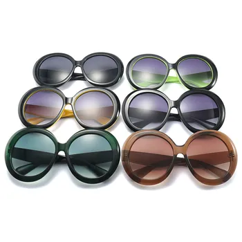 Emosnia Unisex Nadrozmerné Okrúhle slnečné Okuliare Modis Oculos De Sol feminino 2019 Luxusné Ženy Značky Dizajnér Slnečné Okuliare Retro