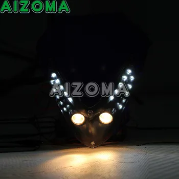 Enduro Motocross LED Reflektor Kapotáže SMD Svetlomet pre Yamaha Suzuki Honda WRF DRZ CRF CRM XR 125 250 300 450 R/L/M Univerzálny