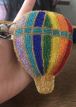 Ensso 2018 Ručné Kabelku Luxusné Lištovanie Balón Cartoon Korálkové Mini Taška Cez Rameno Farebné Mini Peňaženka Vyšívať Korálky Ženy