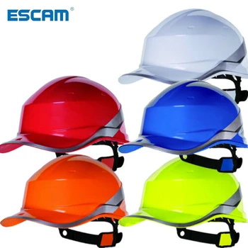 ESCAM Diamant V Hard Hat Prilby High Hi-Vis Baseball Reverzibilné Nálepky Klobúk