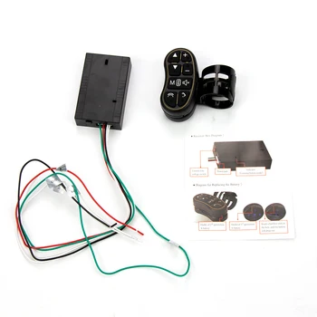 Eunavi Auto-Styling Univerzálny volant controler s hlasitosti zvuku bluetooth ovládanie na DVD, GPS jednotky rádio