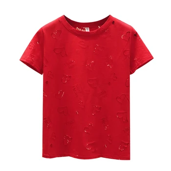 Fashion T-shirt Ženy Duté sa Milujú sladké Tee tričko Žena Topy Krátke rukáv Tričko O-neck T shirt Bavlna 2020 Naisten T-paita