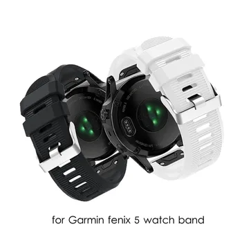 Fenix 3 Popruh pre Garmin fenix 5 sledovať band 20 mm 26 mm 22 mm Silikónové hodinky Garmin kapela Fenix5X/Fenix3/3-LR Garmin Fenix5/935 5S
